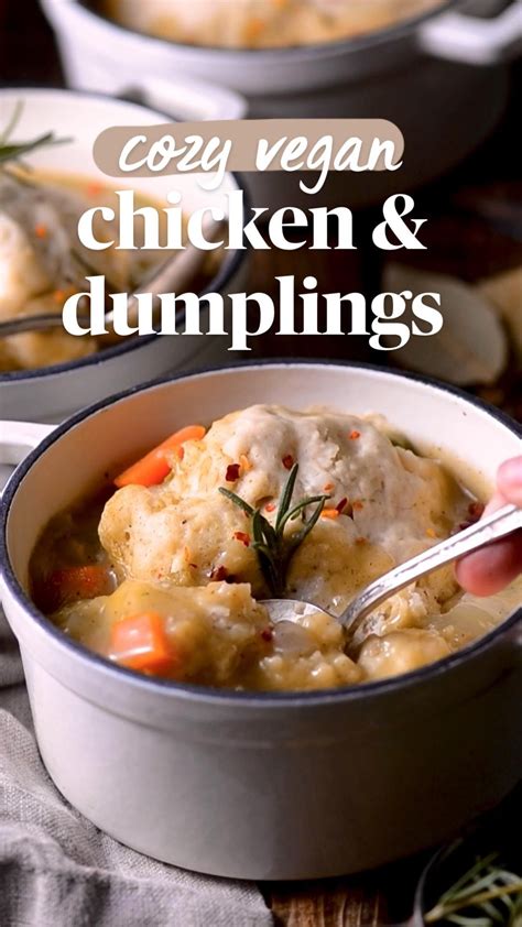 Easy vegan chicken and dumplings – Artofit