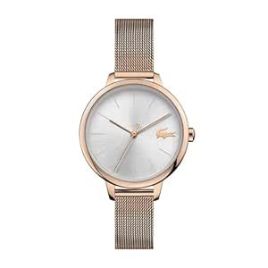 Lacoste Cannes Quartz Silver Round Dial Women's Watch - 2001103 ...