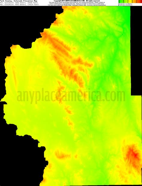 Free Park County, Colorado Topo Maps & Elevations