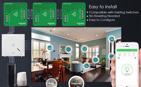 Schneider Electric Wiser Homes Prime 2-BHK Smart Home Package : Amazon ...
