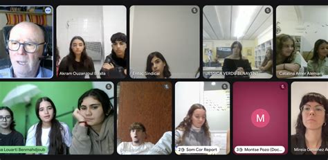 Alumnes de 3r ESO B participen en una trobada telemàtica sobre ecologia ...