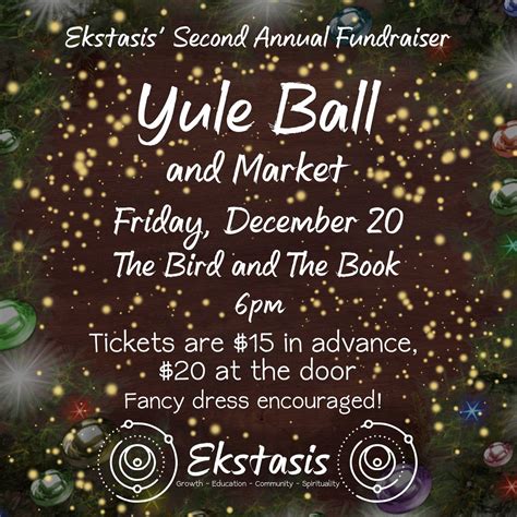 2nd Annual Yule Ball & Market, The Bird & The Book, Maryville, 20 ...