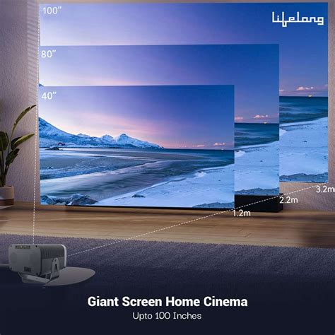 Lifelong Minipix (3500 lm) Portable Android 720p HD Native with 4K ...