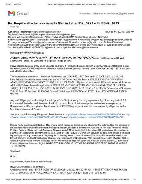 Calaméo - STATE OF ILLINOIS IDOR Collections Receipt Of Bona Vacantia ...