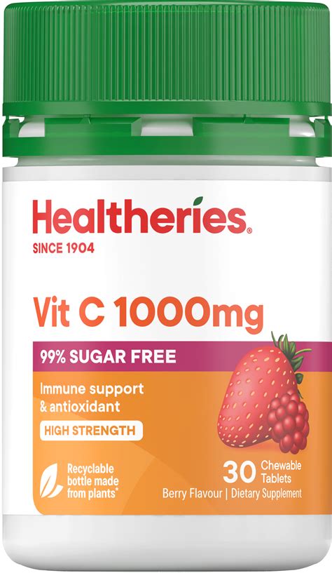 Berry Vit C 1000mg Chewable Tablets