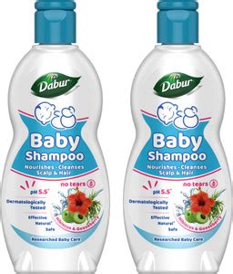 Dabur Baby Shampoo:Contains Aloe Vera & Gooseberry |Tear Free|No ...