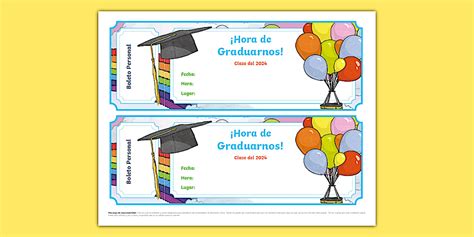 Invitación de graduación - Twinkl México (teacher made)