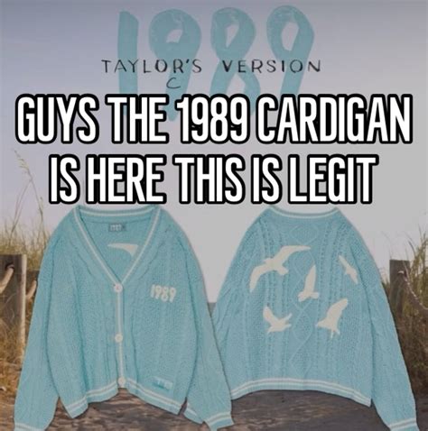 Taylor Swift 1989 Cardigan Sweaters