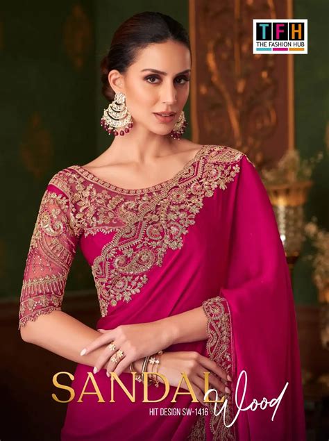 The Fashion Hub Presents Satin Silk Sarees That Exemplify Refined Craf ...