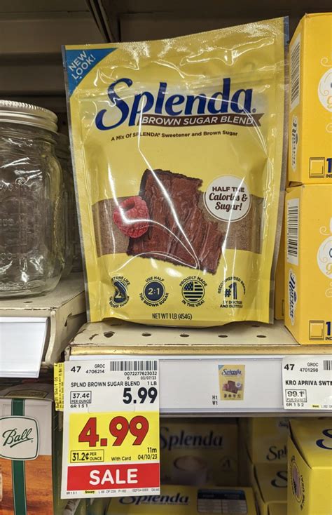 Splenda Brown Sugar Blend Is As Low As 49¢ At Kroger - iHeartKroger