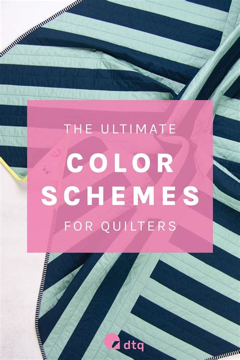All A Quilter Needs To Know About Color Schemes | Simple Guide With Examples | Two color quilts ...