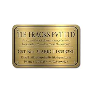 Welcomewallz GST Name Board Company Name Plate
