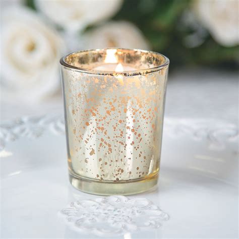 Fake Candle Centerpiece, Gold Centerpieces Diy, Fake Candles, Glass ...