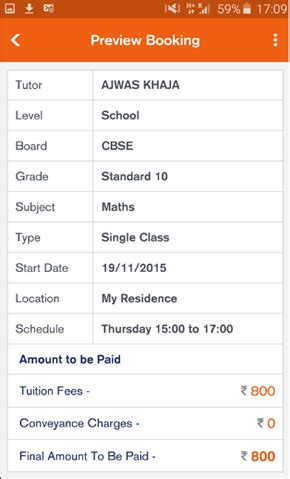 Wonk - An app that helps you book verified tutors in your city.