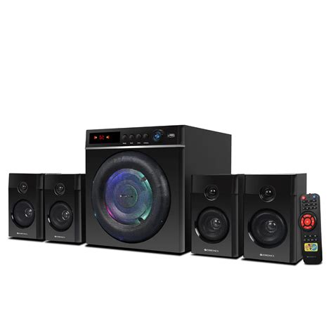 ZEBRONICS Zeb-Cube 5 Home Theater Speaker with Subwoofer, 100W, 4.1 ...