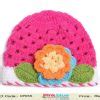 Fashionable Orange Animal Print Children Hat for Summer in India