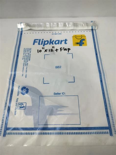 Poly Bags - MSHO 14 x 18 Inch Transparent Meesho Barcode Poly Bag ...
