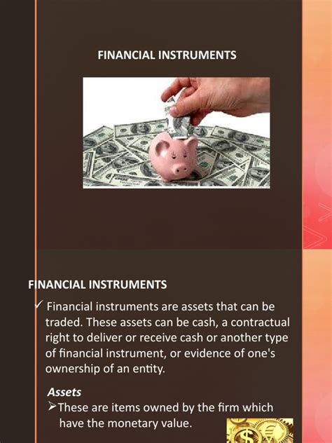 Image result for Financial instrument Examples