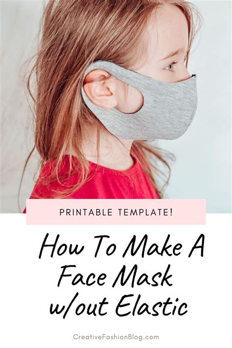 Image result for Face Mask Tutorial without Elastic