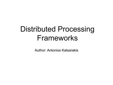 Image result for Distributed Processing Simple Example
