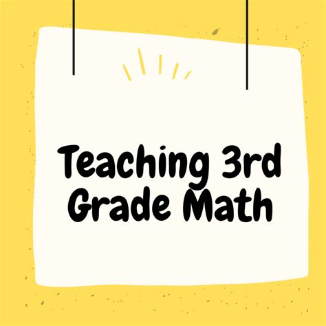 Image result for Math 3rd Graders