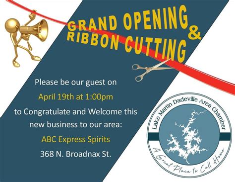 Grand Opening & Ribbon Cutting for ABC Express Spirits, 368 N Broadnax ...