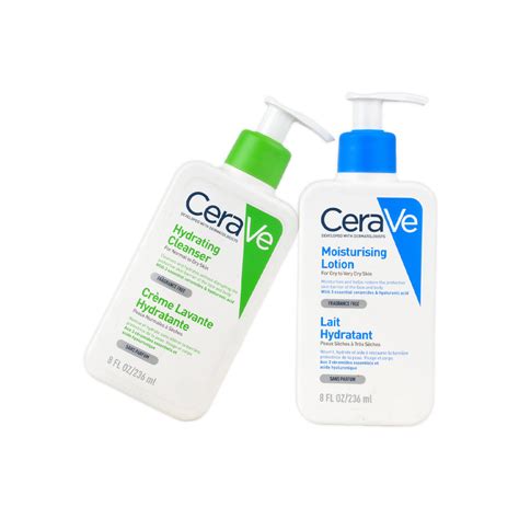CeraVe Hydrating Cleanser y Moisturizing Lotion