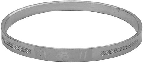 Silver Kada Design For Men - Buy Silver Kada Design For Men online at ...