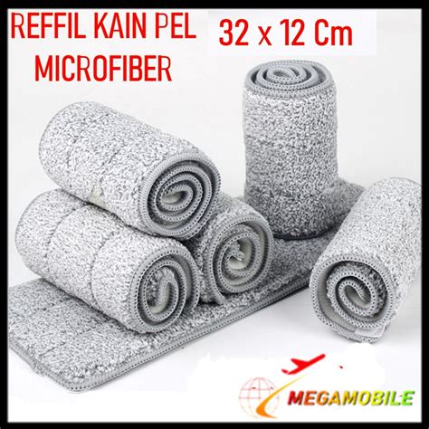 Jual MM - Refill Kain Pel Microfiber Kain Pel Ultra Mop 32 x 12 Cm Kain ...