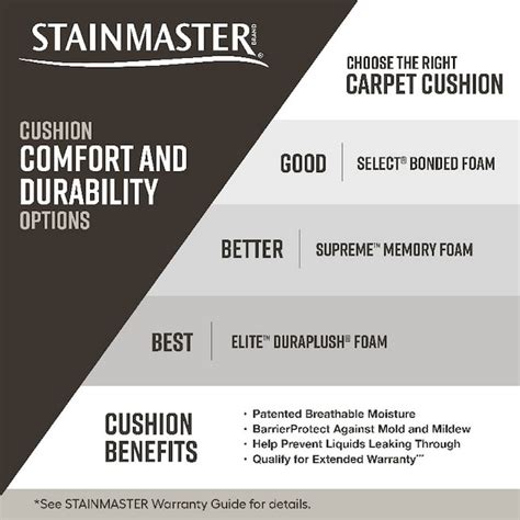 STAINMASTER Hampshire Gray 35-oz sq yard Solution-dyed Polyester ...