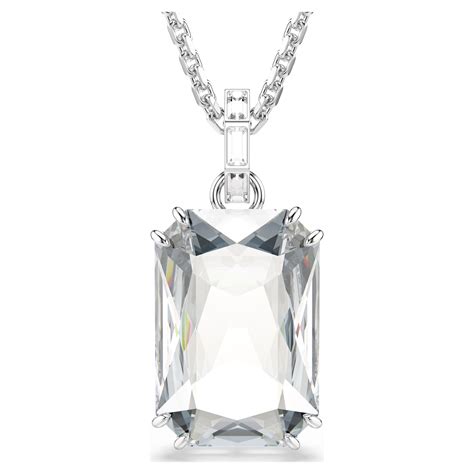 Millenia extender, Octagon cut, White, Rhodium plated | Jewelry ...