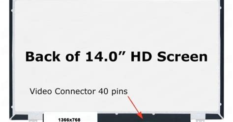 Buy BOE HB140WX1-400 14" HD LCD LED Laptop Screen In ...