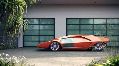 CGI Recreation of the iconic Lancia Stratos HF Zero