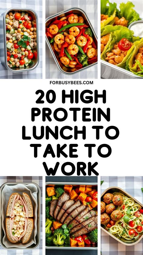 5 High-Protein Lunch Ideas For Work – PING