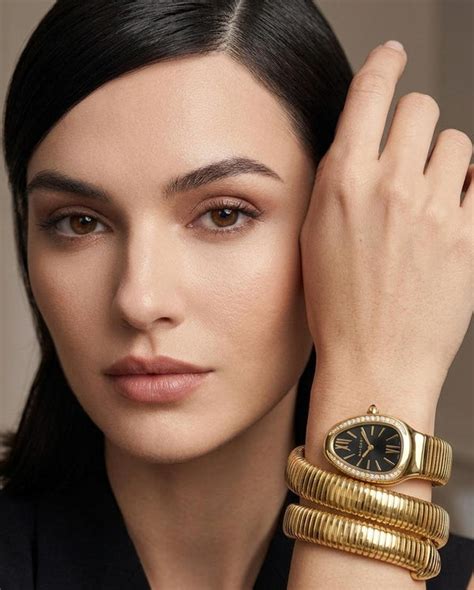 Serpentine Luxe Watch for Women | Gold Coil Bracelet Watch – Modra By ...