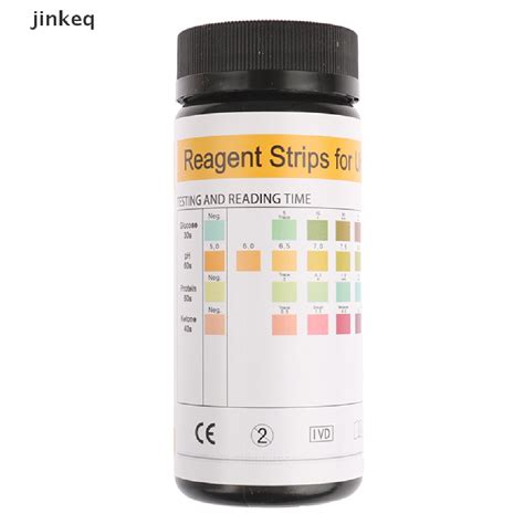100 Strips URS-4K Glucose pH Protein Ketone Urine Test Paper Strips ...