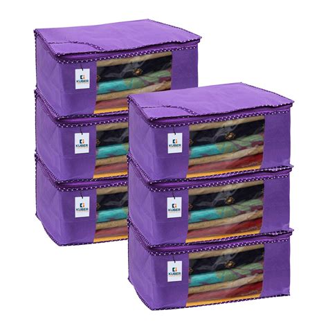 Kuber Industries Saree Cover | Clothes Storage Bag | Wardrobe Organizer ...
