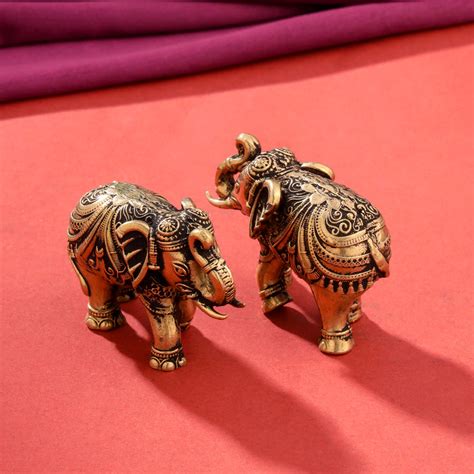 Brass Superfine Elephant pair Festive Gift Hamper – Vedansh Craft