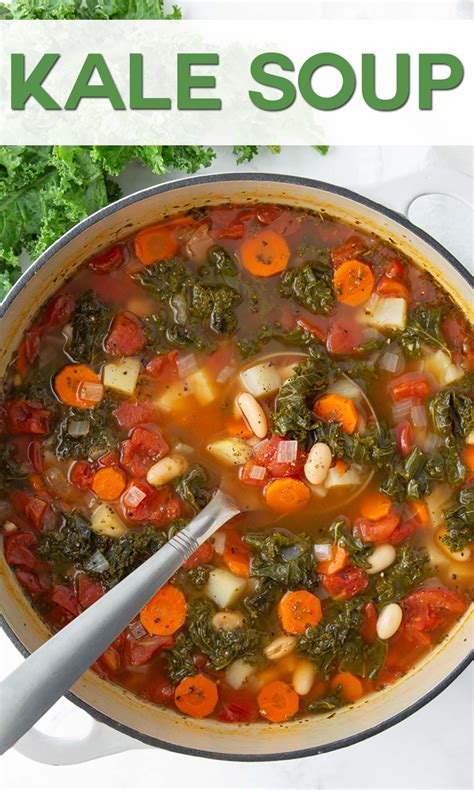Kale Soup | Kale soup, Kale soup recipes, Vegetable soup recipes