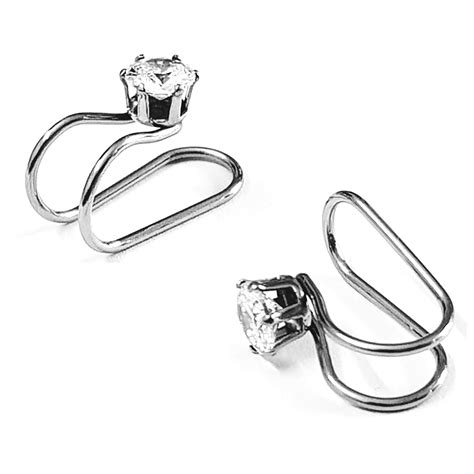 Buy Via Mazzini Fashionable No-Tarnish No-Rusting Crystal Studded Non ...