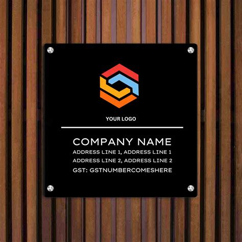 Office Name Plate Company Nameplate | Nutcase - India