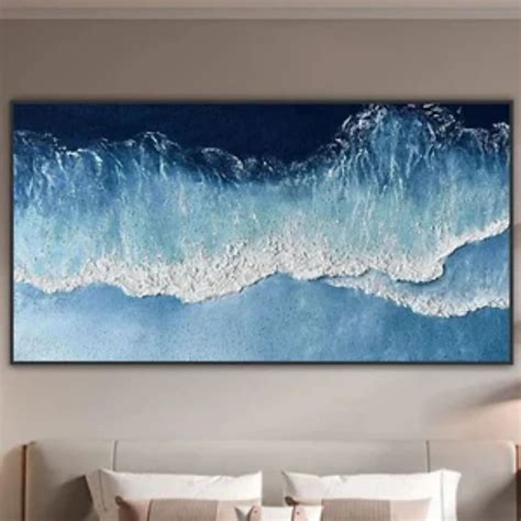 Handmade Oil Painting Canvas Wall Art Decoration Abstract Seascape ...