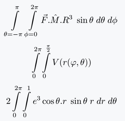 Image result for Texmaker Surface Integral