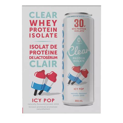 Joyburst Clear Protein Isolate Drink - Icy Pop - Shop Diet & fitness at ...
