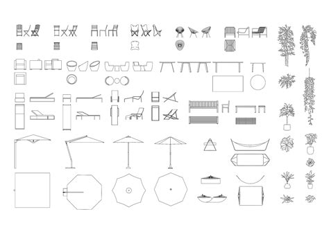 Outdoor Furniture Cad Blocks - www.inf-inet.com