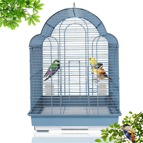 Buy Metal Bird Cage, Parrot Birdcages Parakeet Birds Carrier Indoor ...