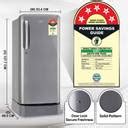 LG 185 L Direct Cool Single Door 5 Star Refrigerator with Base Drawer ...