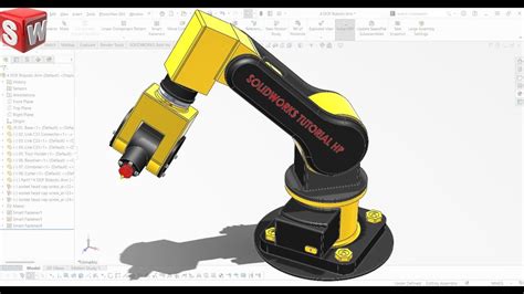 Robotic Arm SolidWorks 的图像结果