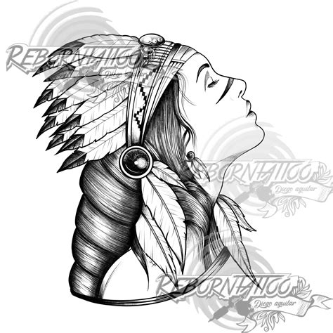 Native American Indians Drawings