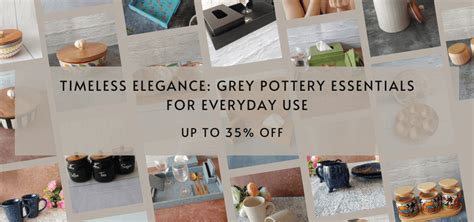 Grey Pottery Built with Love and Clay